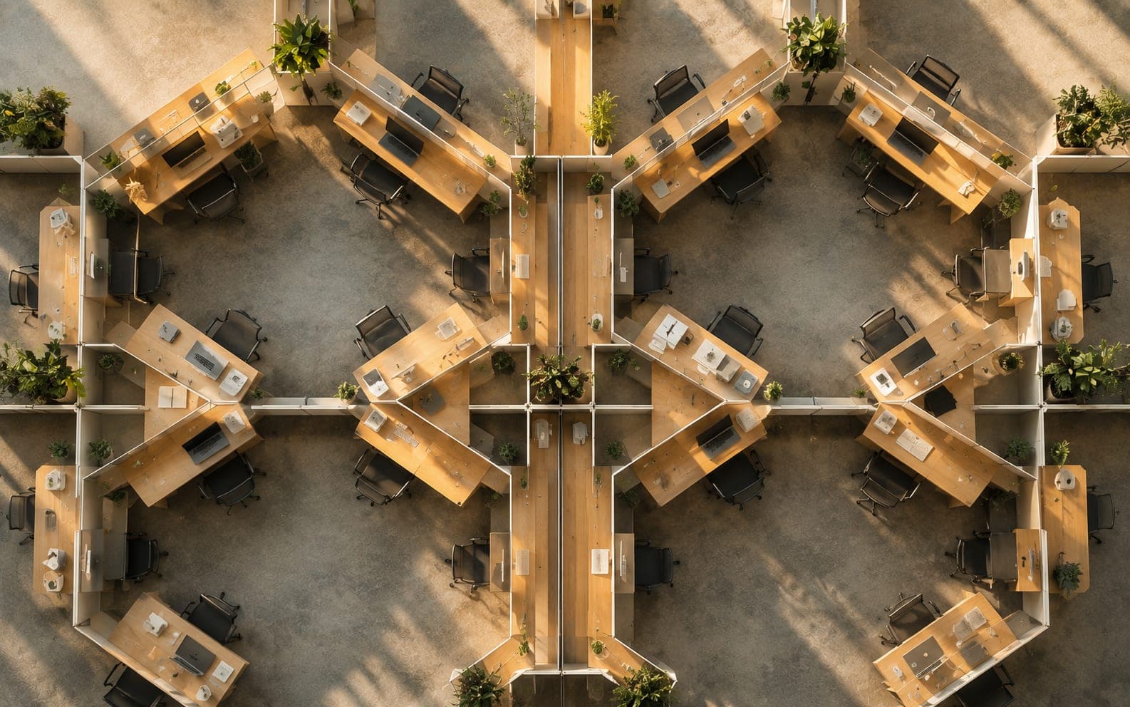 Networked systems seen from above